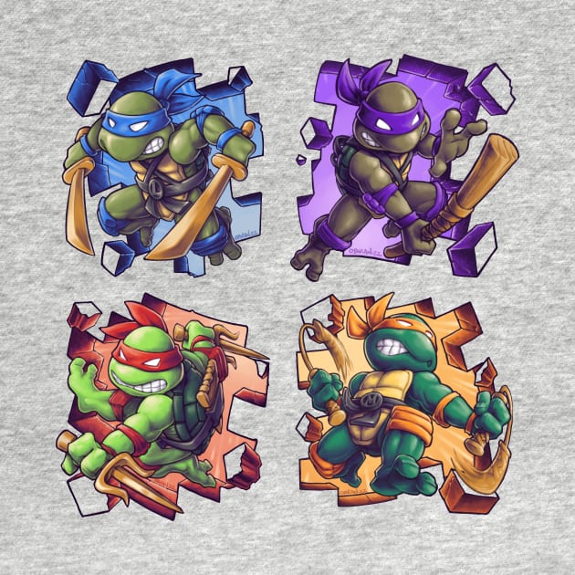 Toy Turtles by obvian